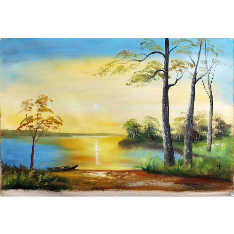 风景 吴作人（款）55098