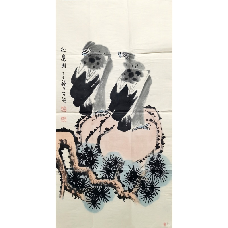松鹰图 李苦禅（款）54451
