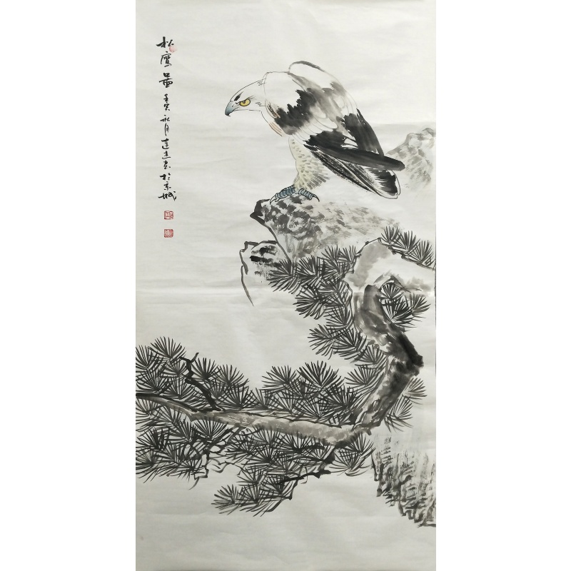 松鹰图 覃连杰（款）53909