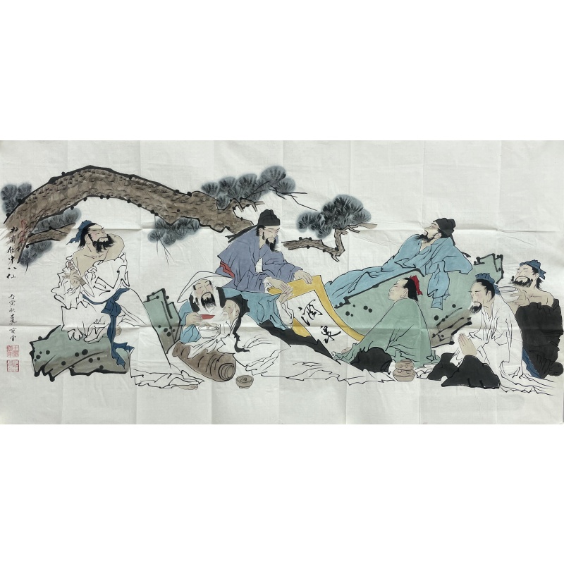 八仙图  范曾（款）  53944