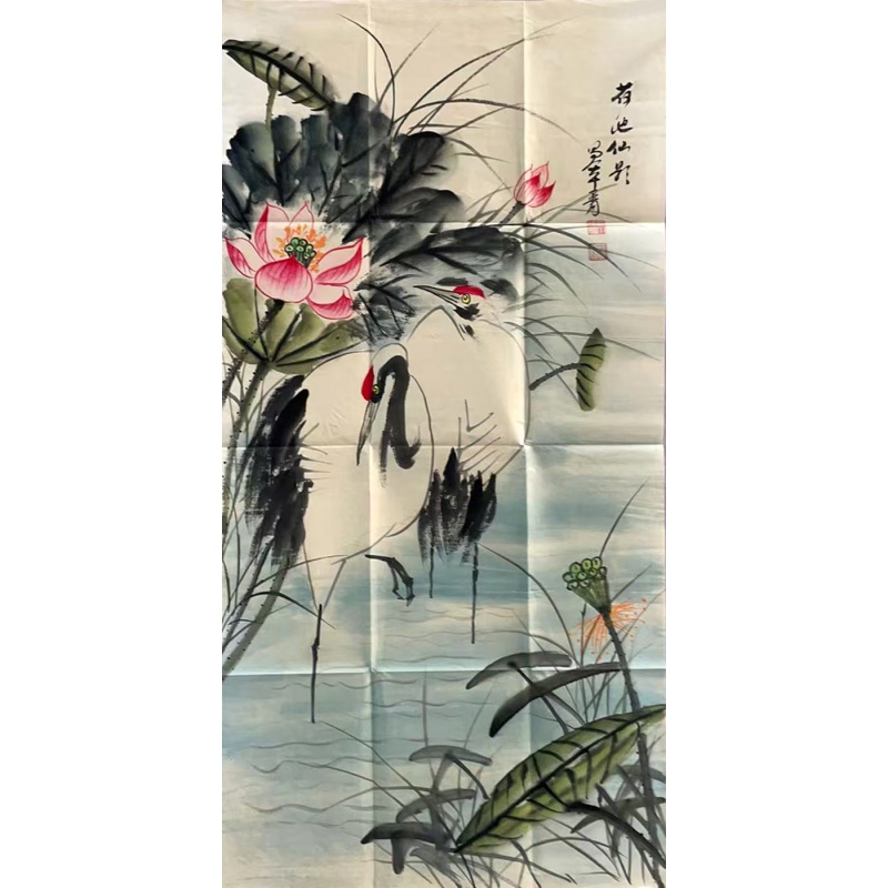 荷池仙影  张大千（款）  807003