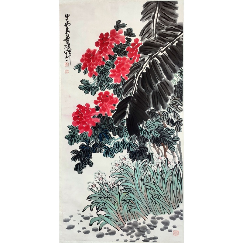花 吴昌硕（款）8775