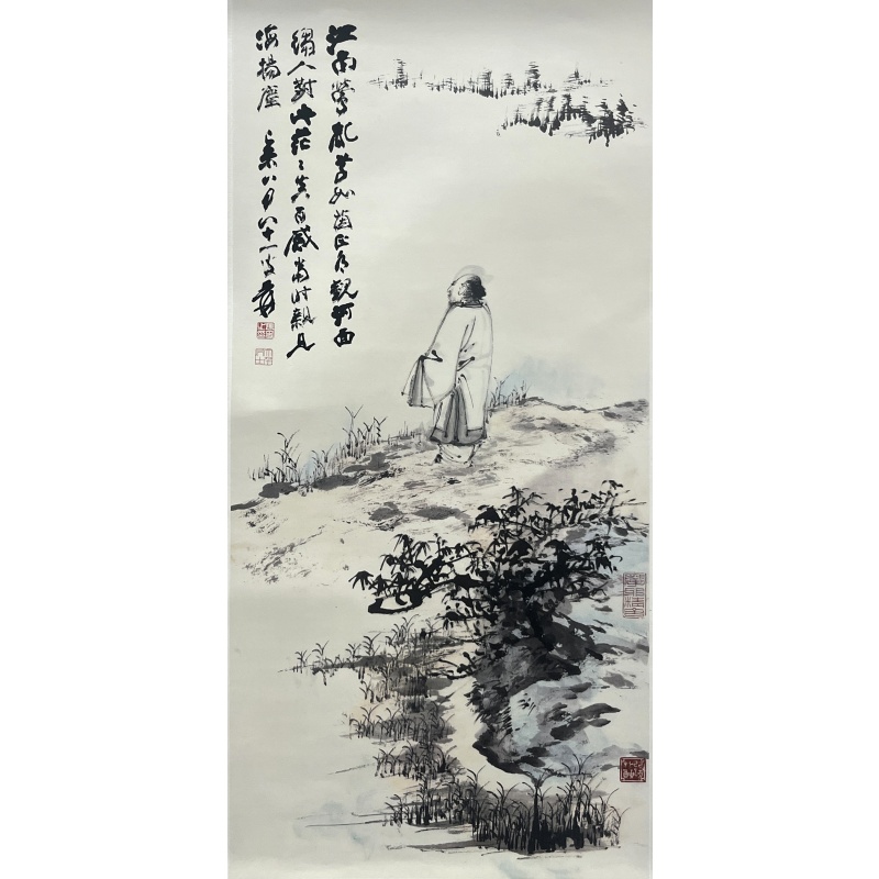 江南人物 张大千（款）53979