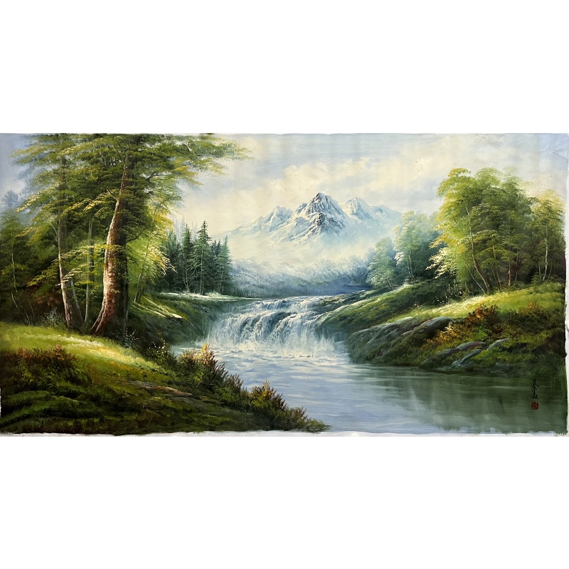 油画山水 秦森（款）53600
