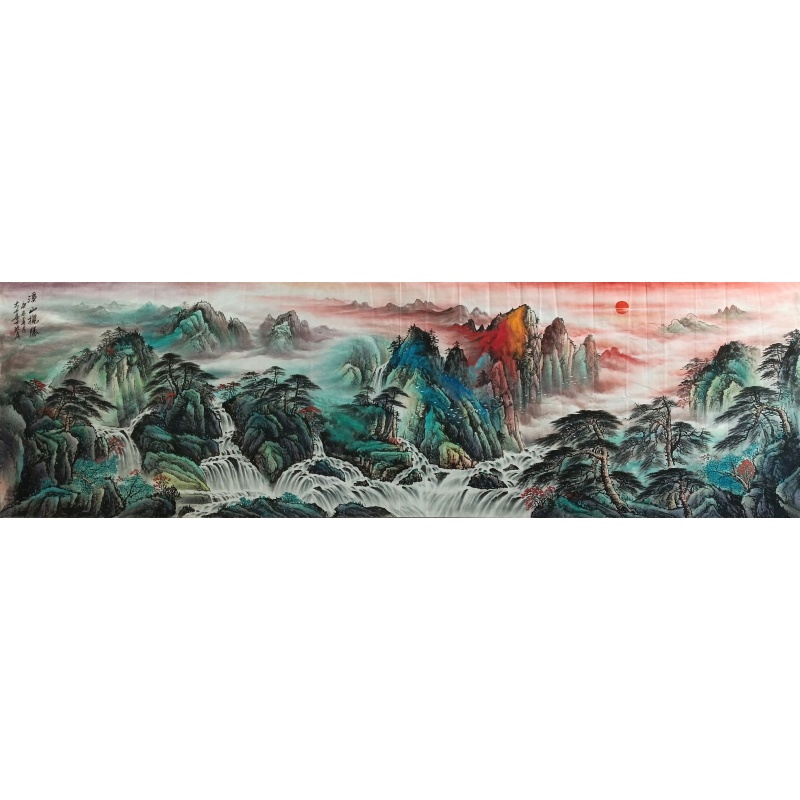 溪山揽胜 张大千（款）50209