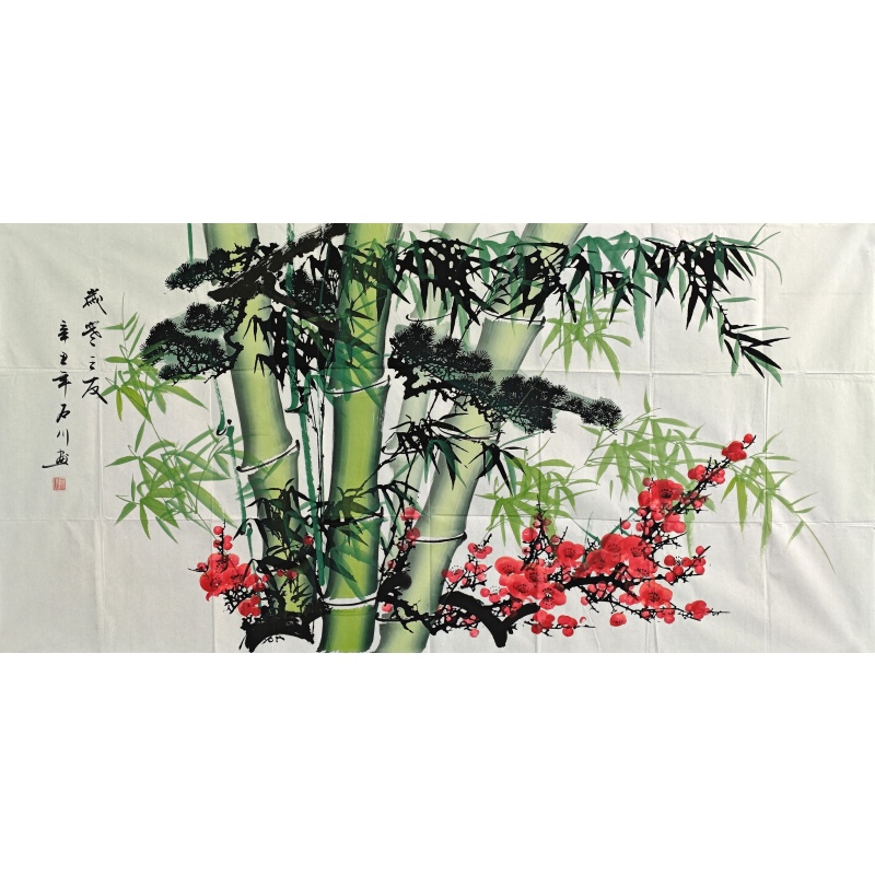岁寒三友  石川（款）  801045