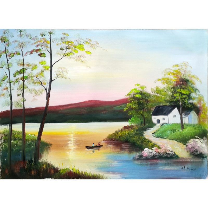 风景油画 吴作人（款）54937