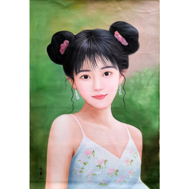 油画美女 冷军（款）54563