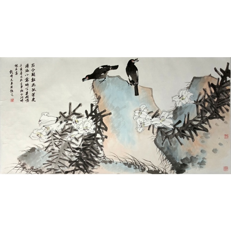 百合花开 彭增文（款）52190