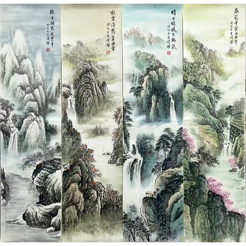 春夏秋冬52679  朱汉权（款）