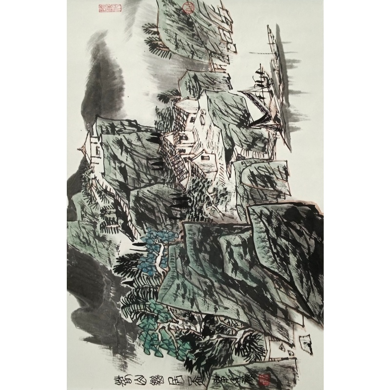 春山峦居图张延禄（款）53953
