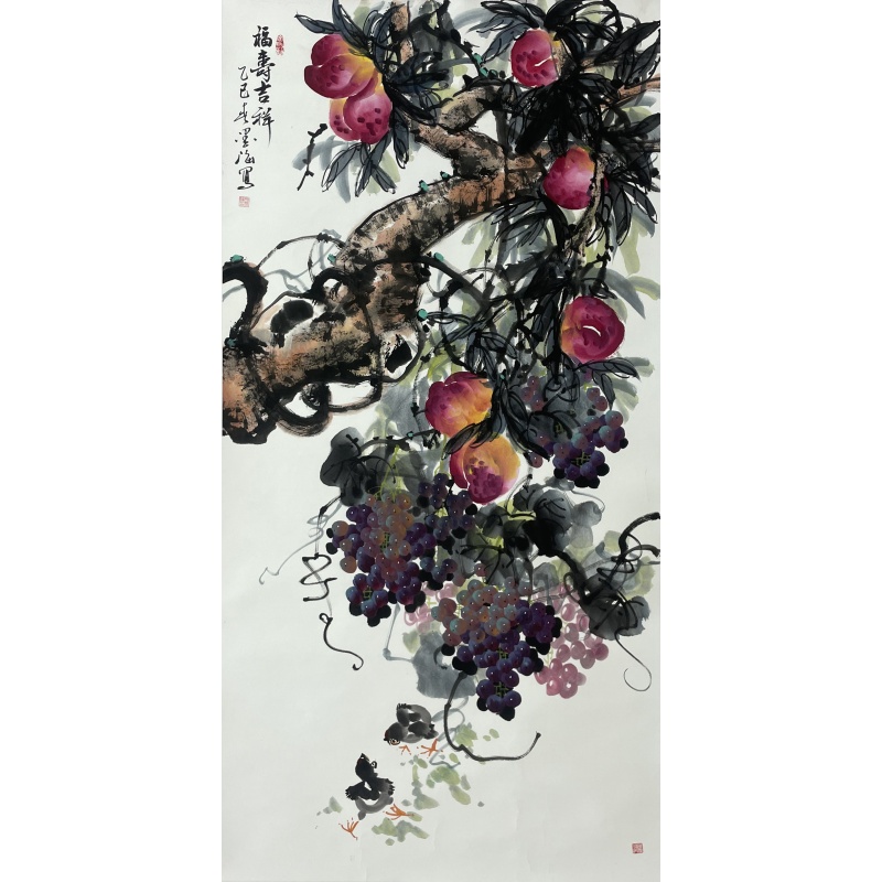 福寿吉祥  墨海（款）52806