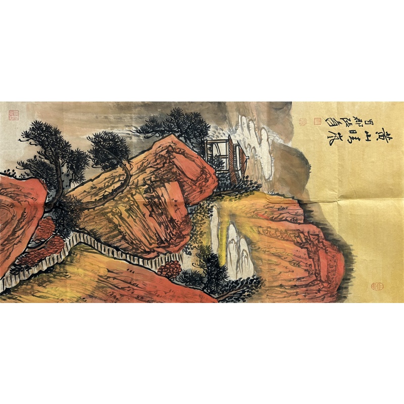 黄山晴岚 张大千（款）54383