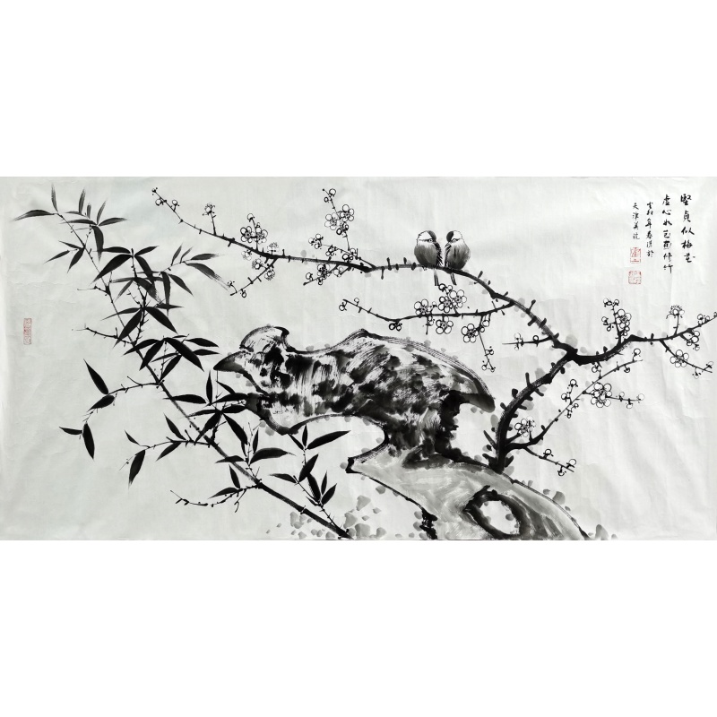 坚贞似梅花 霍春阳（款）51282