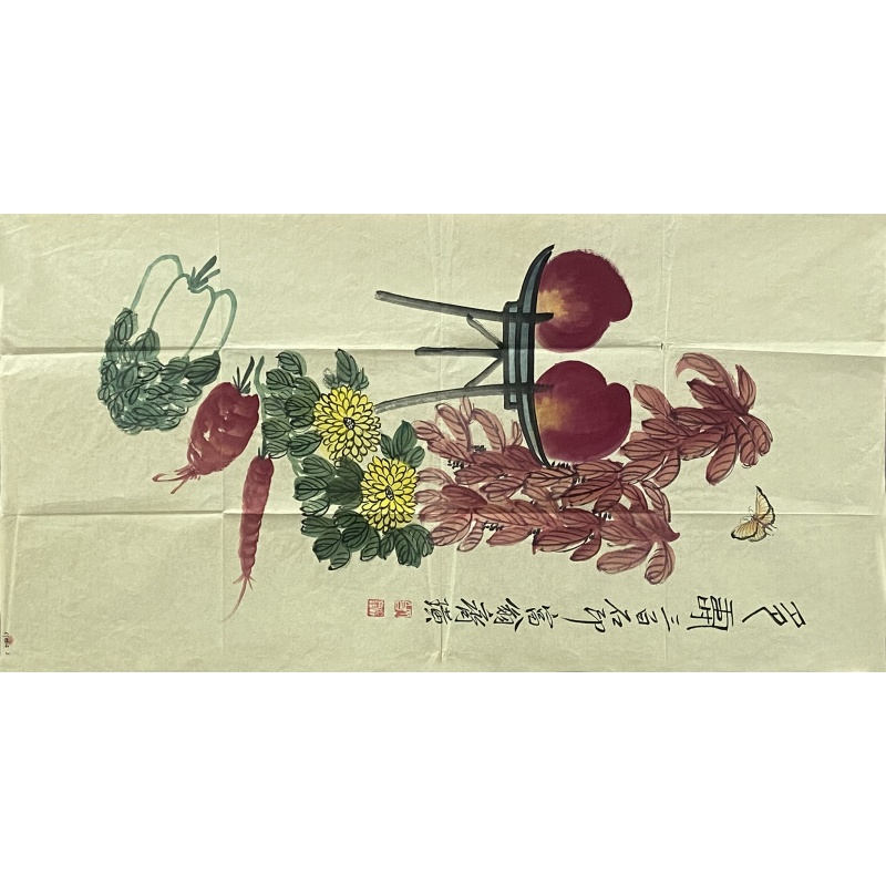 多寿 齐白石（款）7156