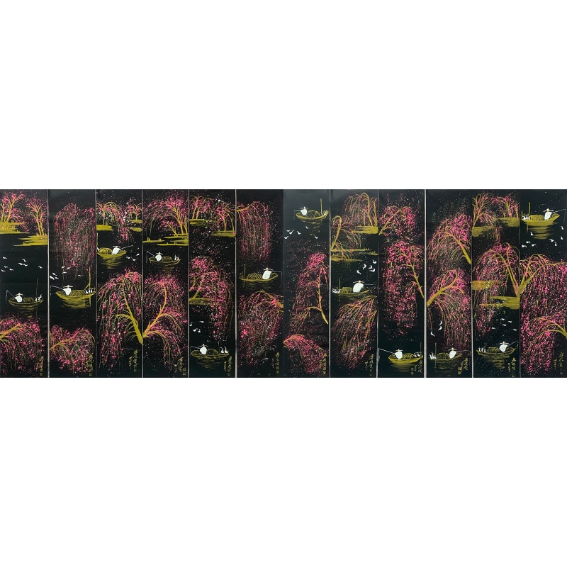 垂钓图 林风眠（款）7154