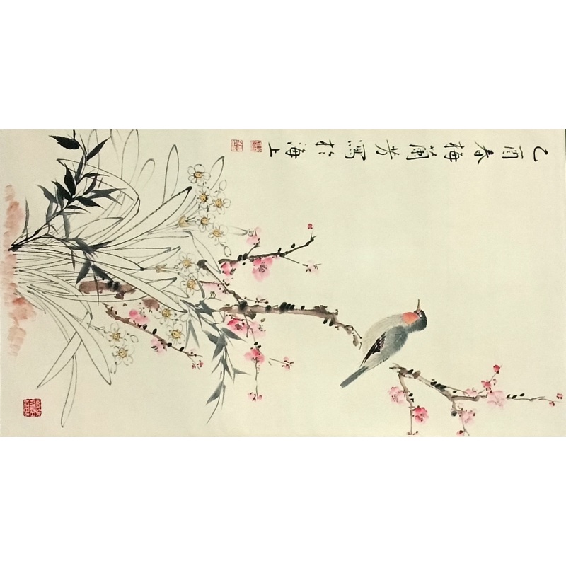 花鸟图 梅兰芳（款）53964