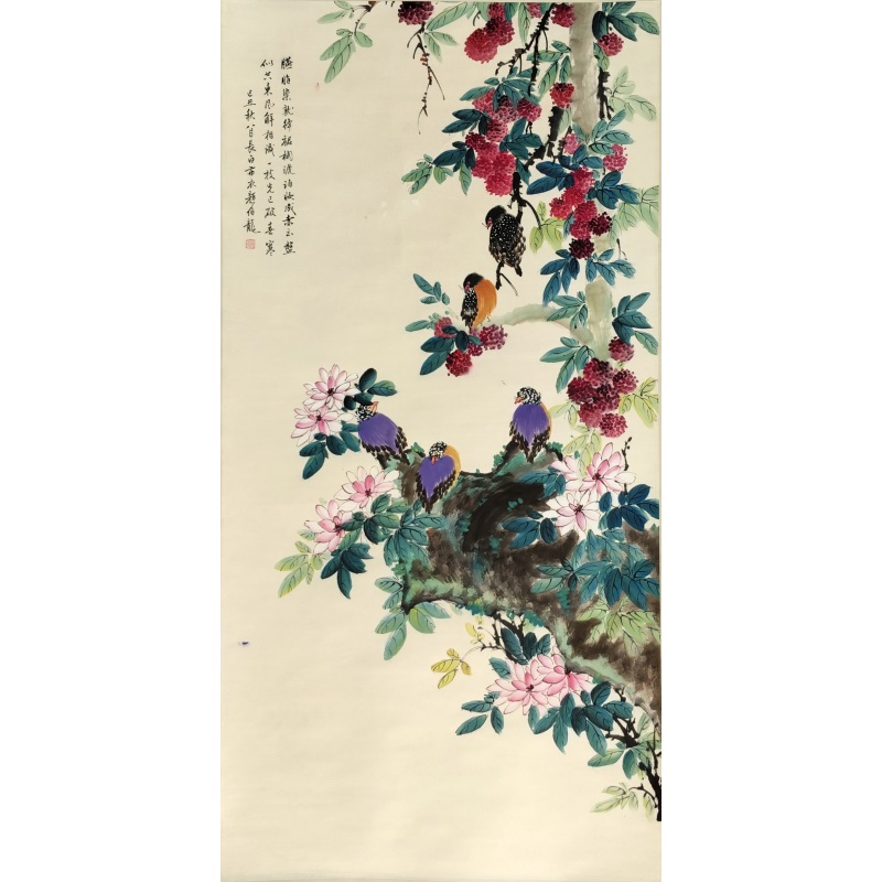 花鸟 颜伯龙（款）52785
