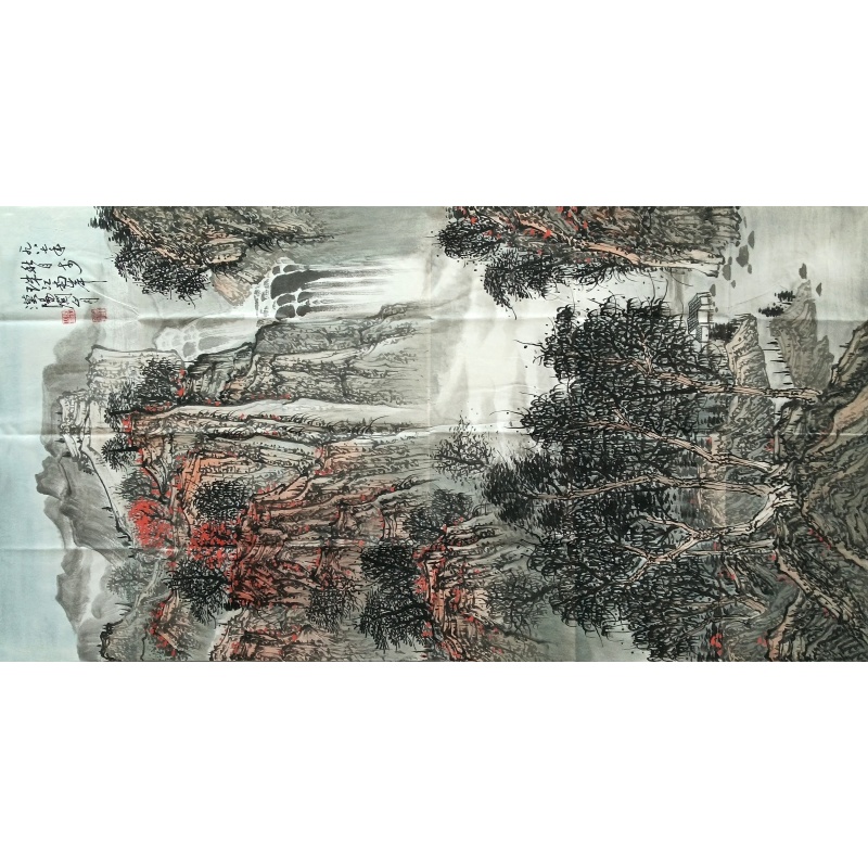 山水 关山月（款）53100