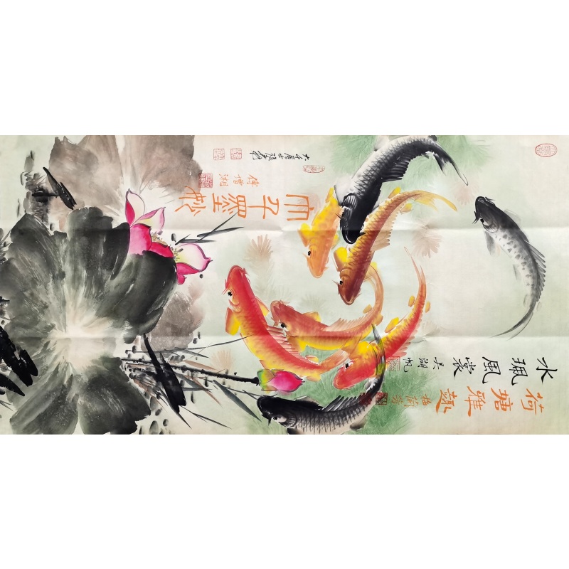 荷塘雅趣 张大千吴湖帆傅增湘梅兰芳（款）54914