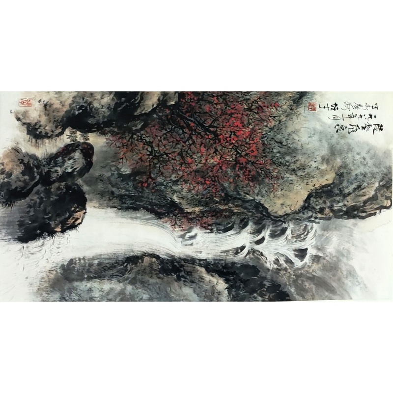 陡壑飞泉 黎雄才（款）53493