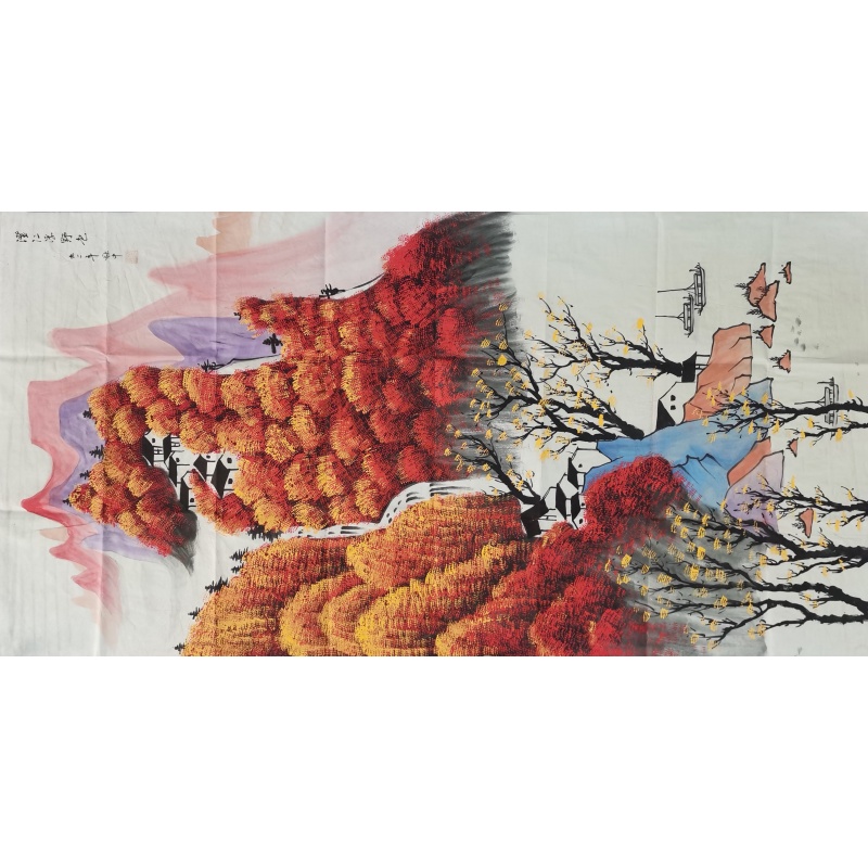 澄江浮野色 吴冠中（款）54322