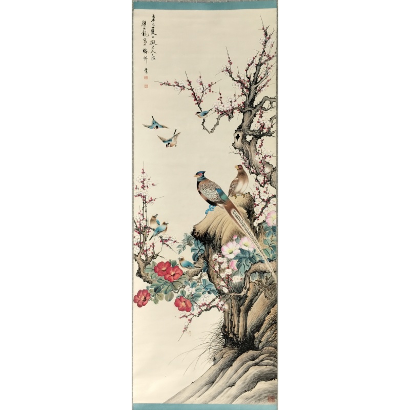 花鸟 颜伯龙（款）54285