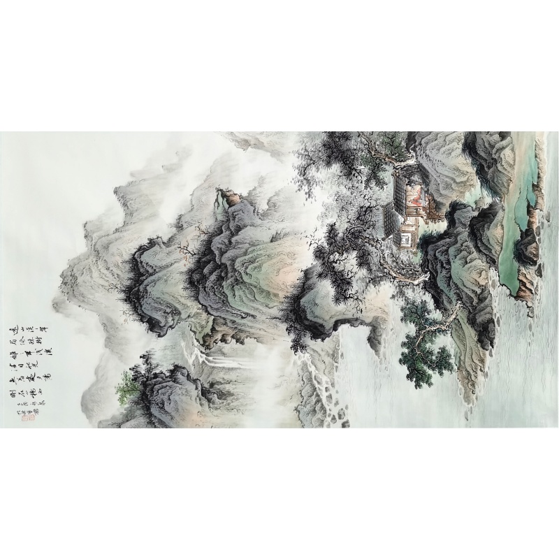 山水画 寇永泉（款）53327