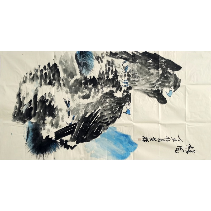 雄风 李苦禅（款）52367