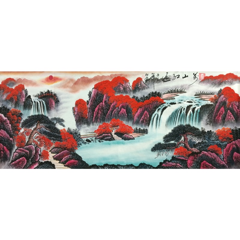 万山红遍 张柏林（款）53299