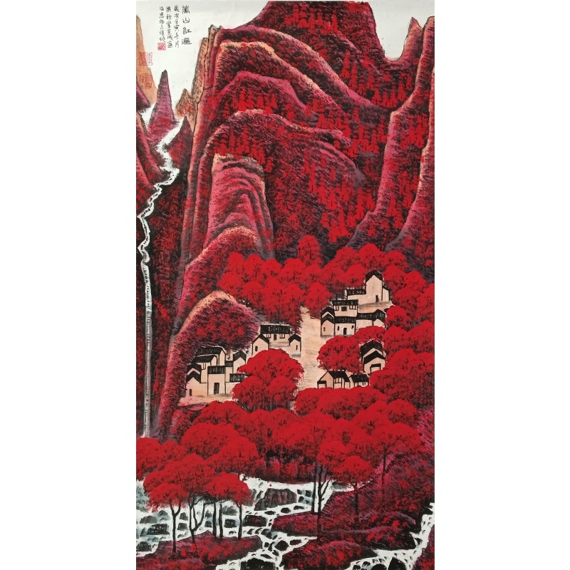 万山红遍 李克成（款）53197