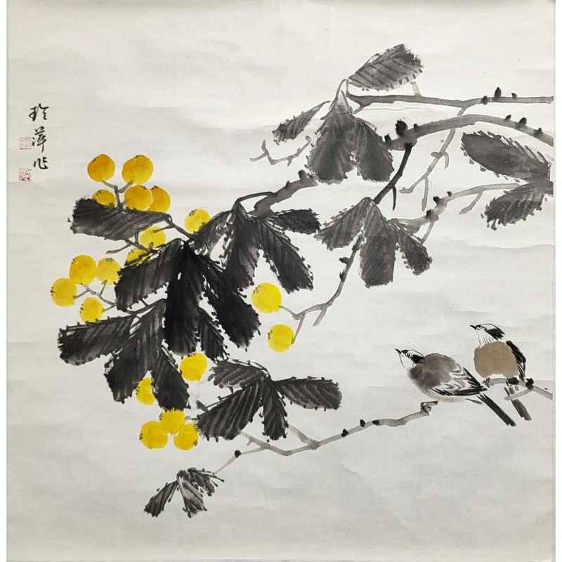 花鸟 钱玲萍（款）55708