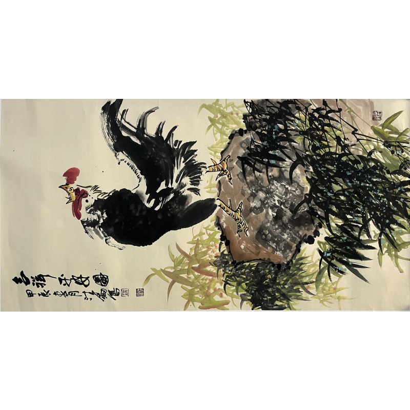 吉祥平安图 梁建甫（款）6720