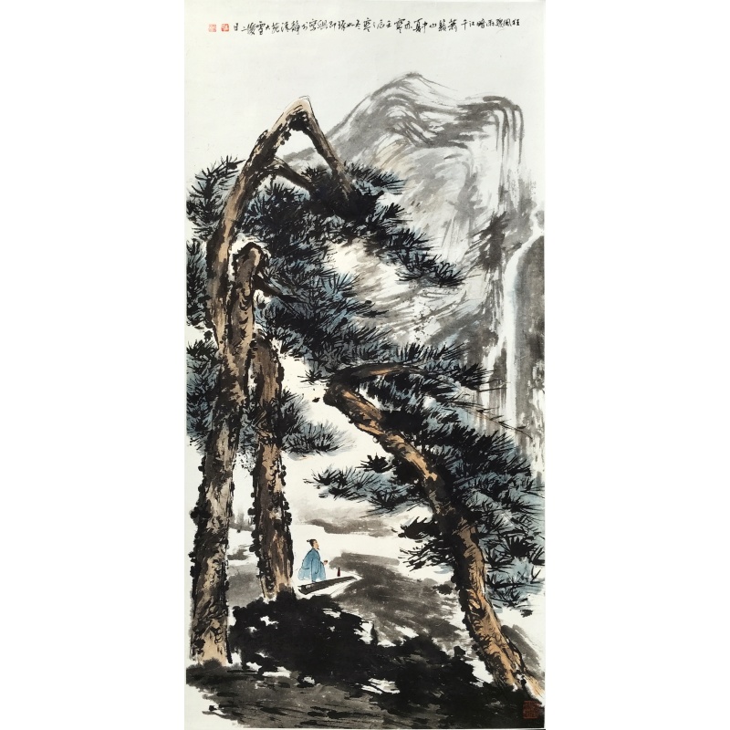 山水画 崔如琢（款）54586