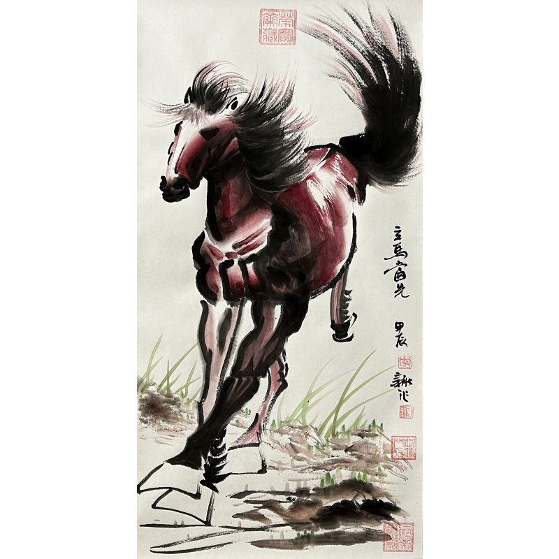 一马当先 李新社（款）54327