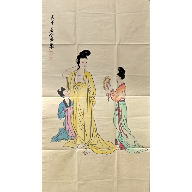 仕女图 张大千（款）54028