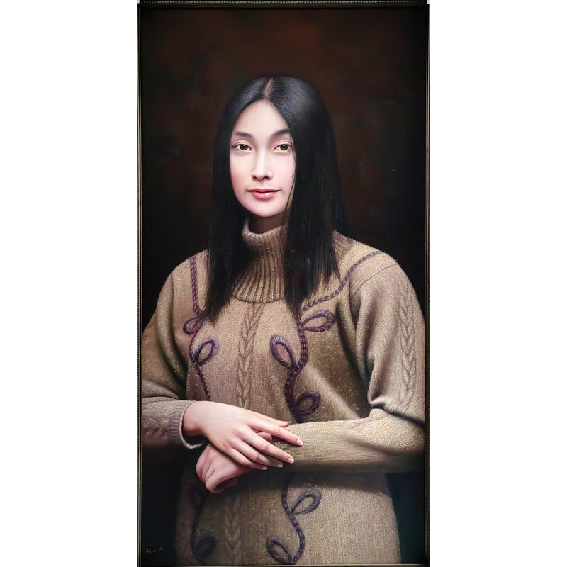 人物图油画 林亚伦（款）55355