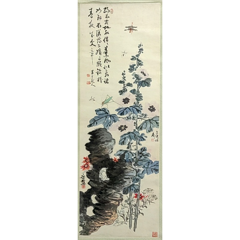 花鸟图 陈半丁、王雪涛等三位老师（款）55358