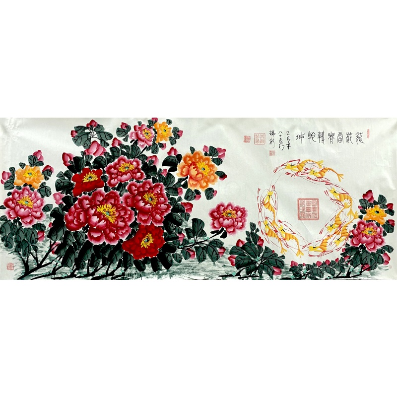 龙戏富贵转乾坤 谢瑞新（款）54075