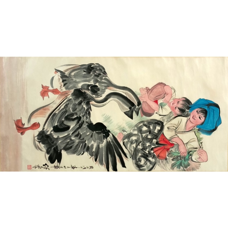人物画 刘继卣（款）51897