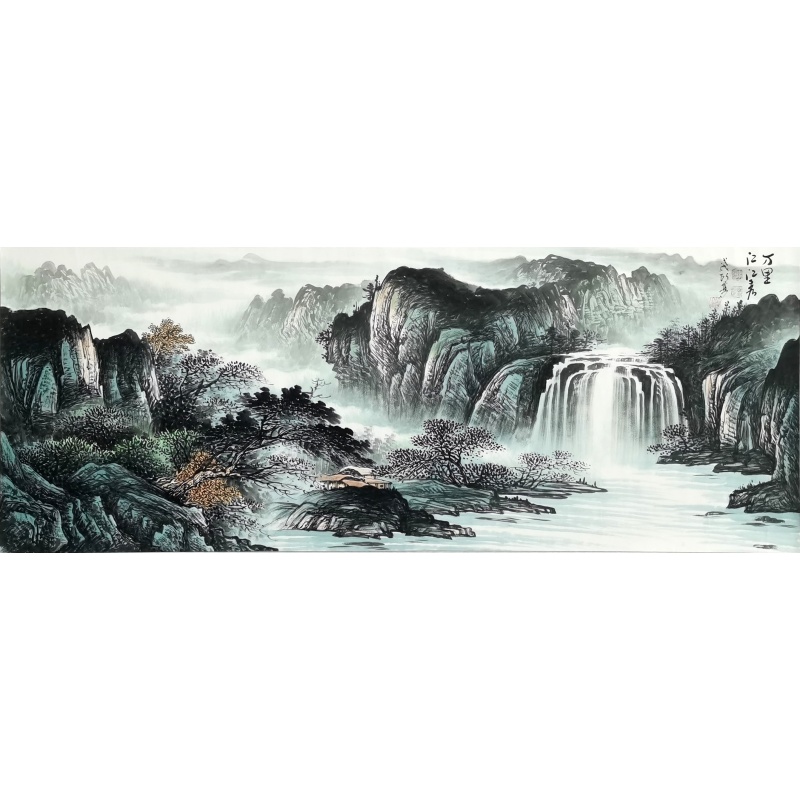 万里江山秀 李庆友（款）53502