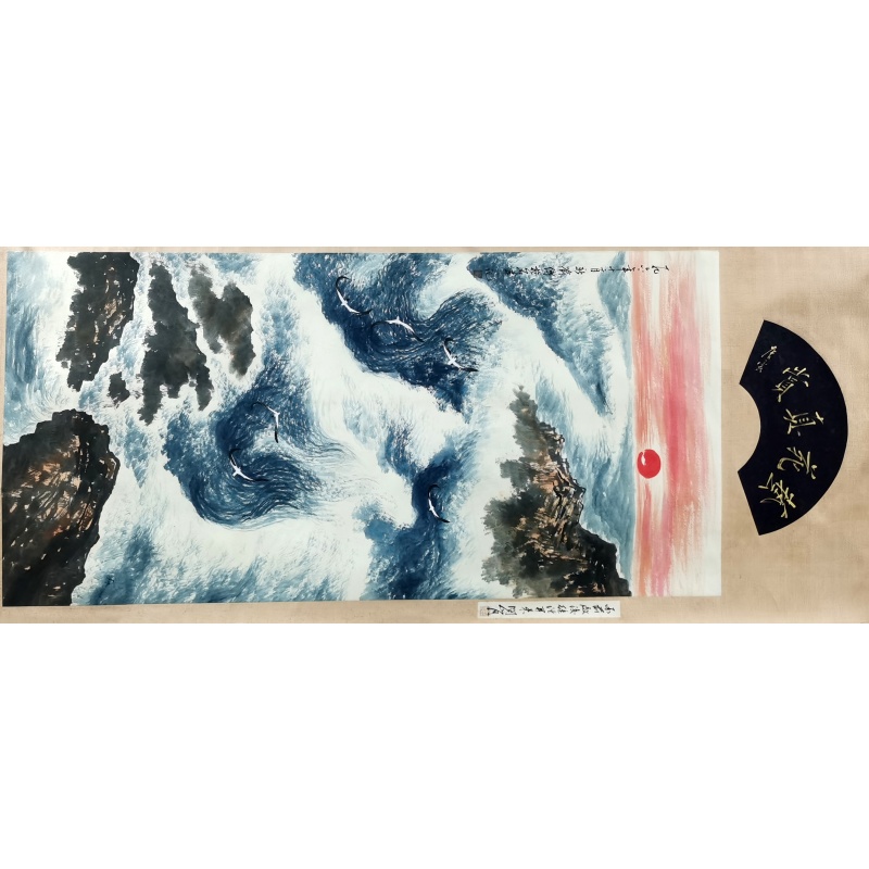 海燕 唐云、傅抱石、关山月（款）52988