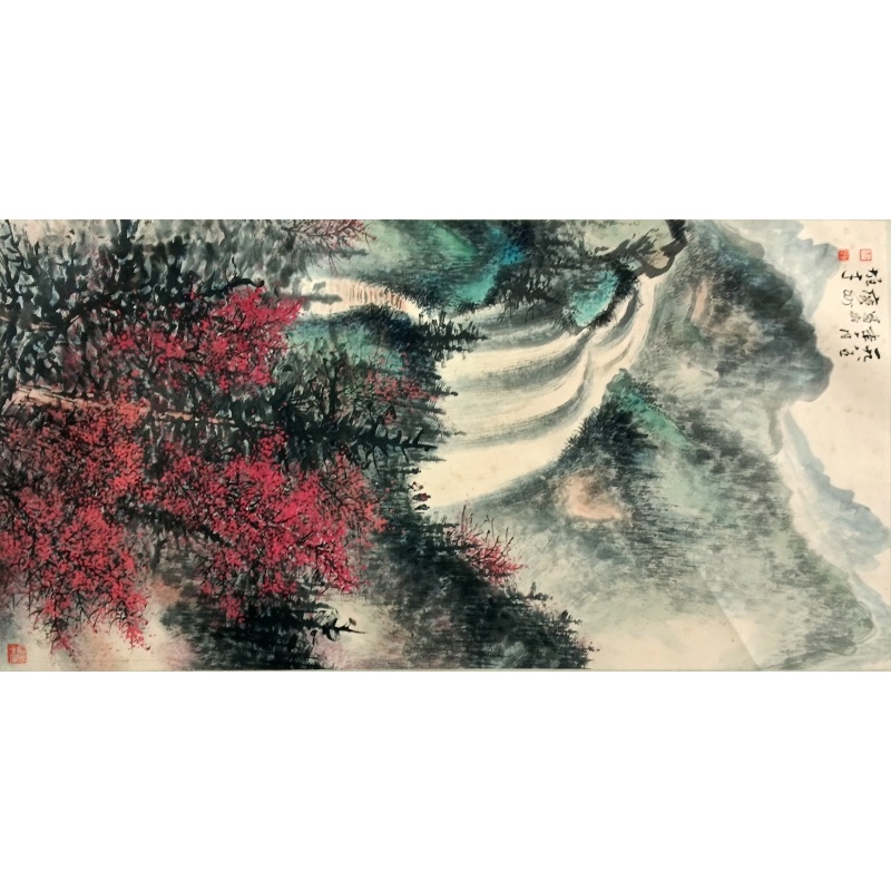 山水瀑布 黎雄才（款）51390
