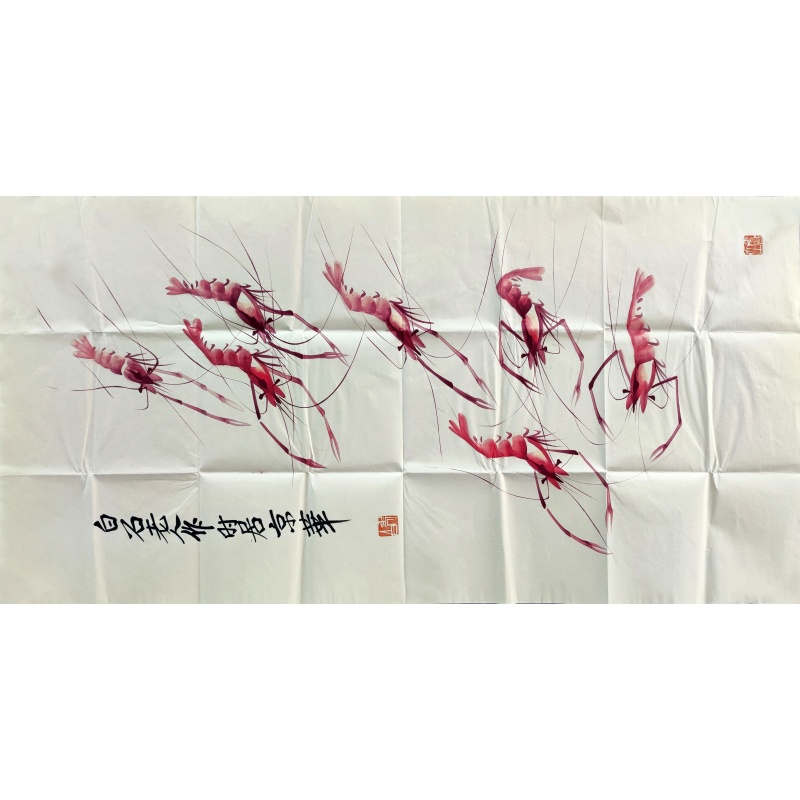 红虾 齐白石（款）54211