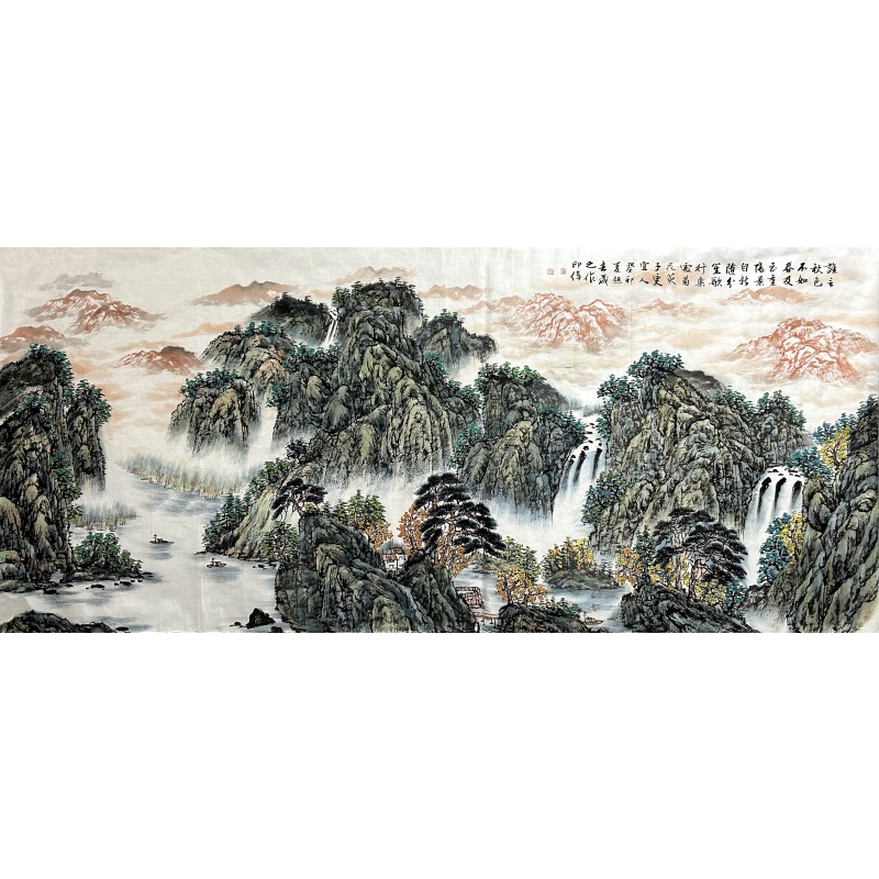 谁言秋色不如春 张印伟（款）55348
