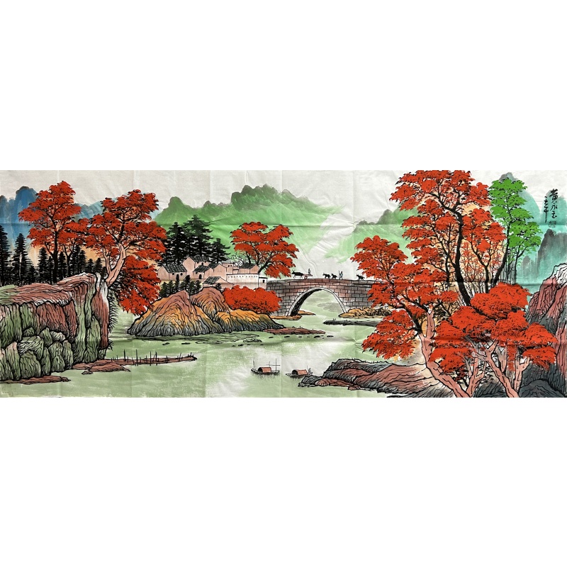 江南小景 黄永玉（款）52075