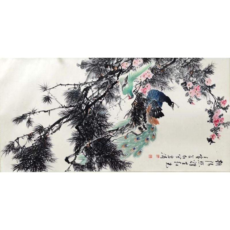 朝阳照耀生红光 王雪涛（款）52590