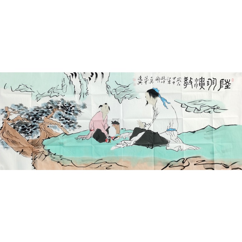 陆羽汉散 范曾（款）54708