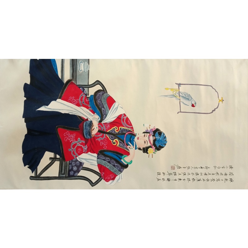 美女图 张大千（款）51878