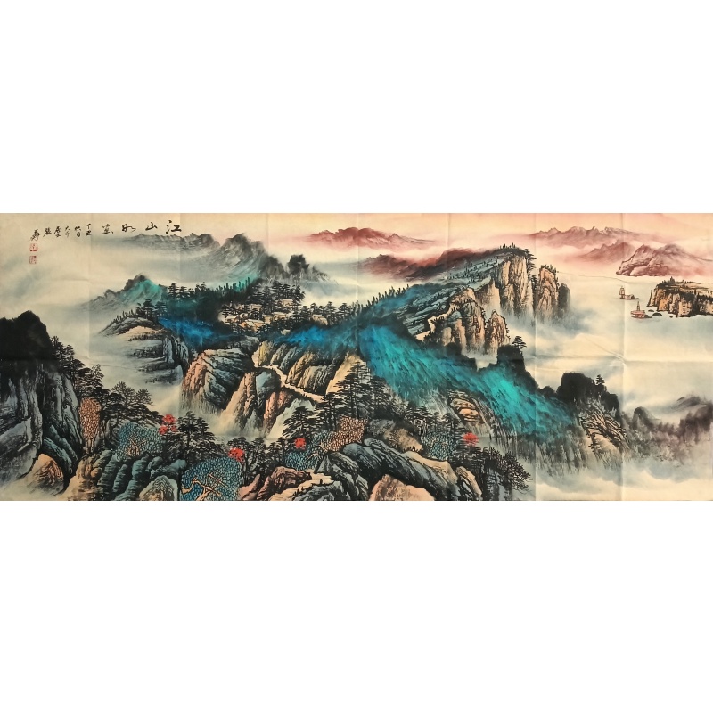 江山如画 张大千（款）53387
